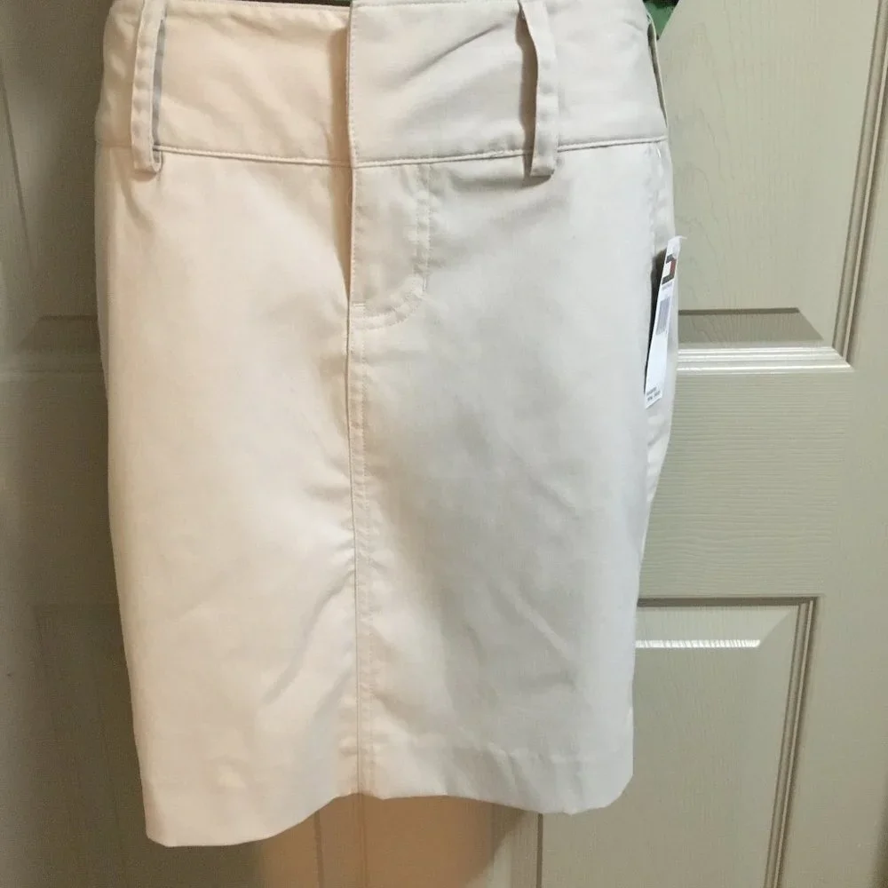 Tommy Hilfiger Stretch Khaki Skirt NWT